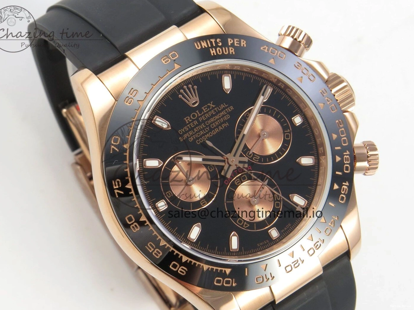 0125 OdorResistant Daytona 116515 QF 1:1 Best Edition Black RG Dial on Oysterflex Strap SH4130 V11（Gain Weight） 160